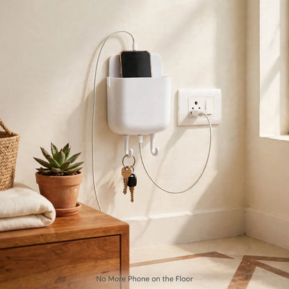 Wall Mounted Mobile Charging Holder – Safe Charging on Wall