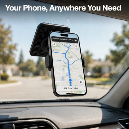Suction Phone Holder Mount – Stick Anywhere, Hands-Free