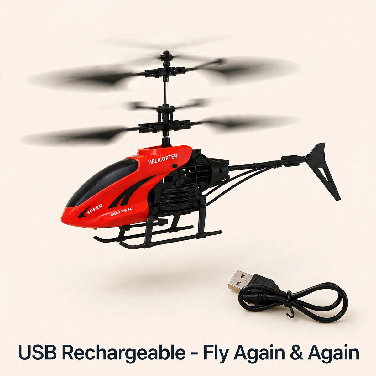 Remote Control Helicopter – USB Chargeable, Flying Fun