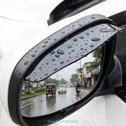 Car Mirror Rain Protector – Waterproof, Clear View in Rain