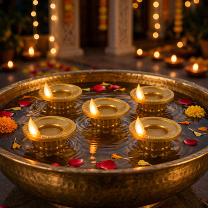 Water Sensor LED Diyas Set of 12 – Paani Dalo, Diya Jale