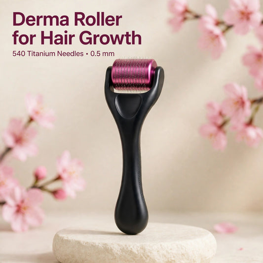 Derma Roller for Hair Growth - 540 Needles 0.5 mm